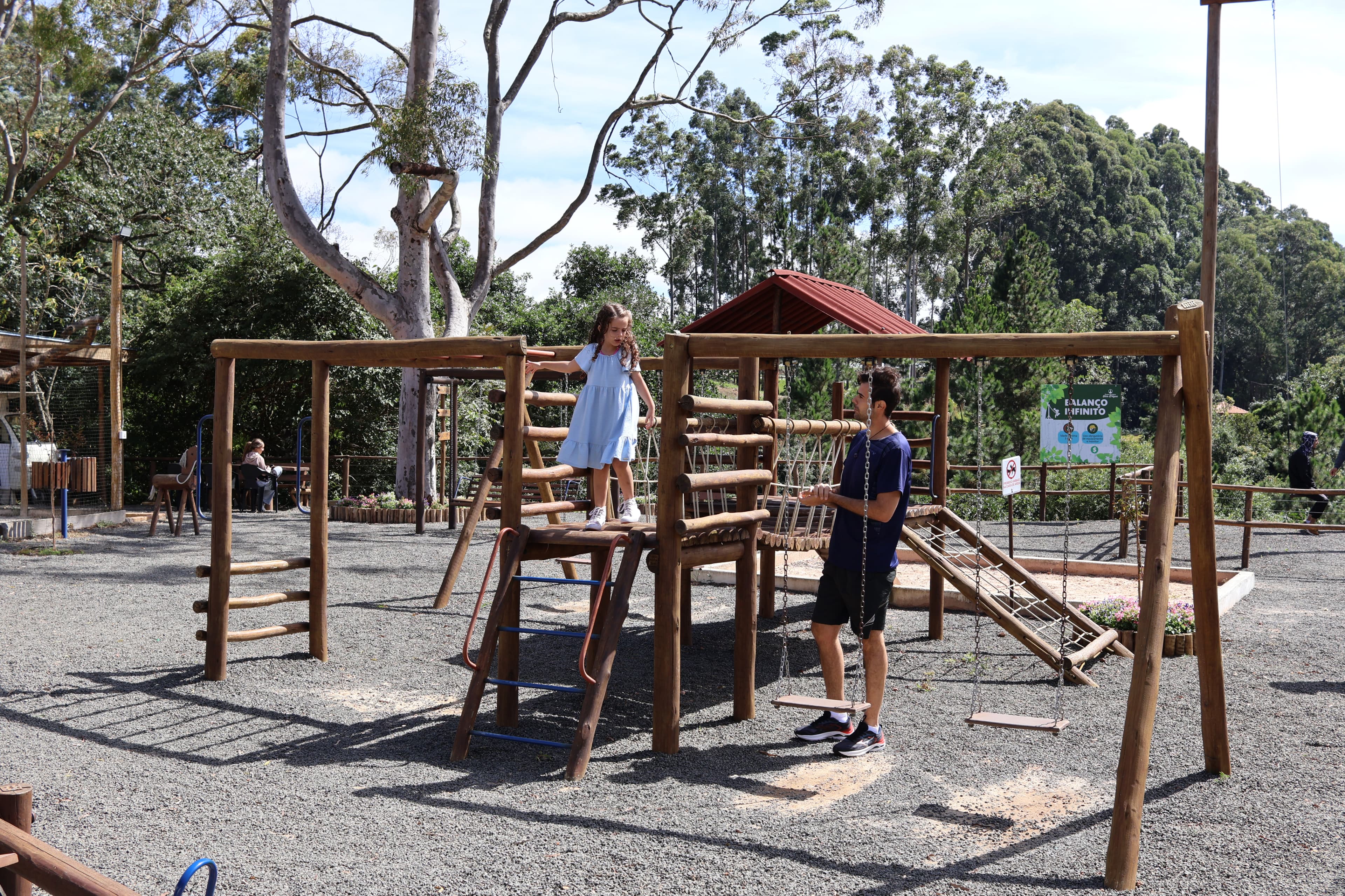 Quadra de vôlei do parque