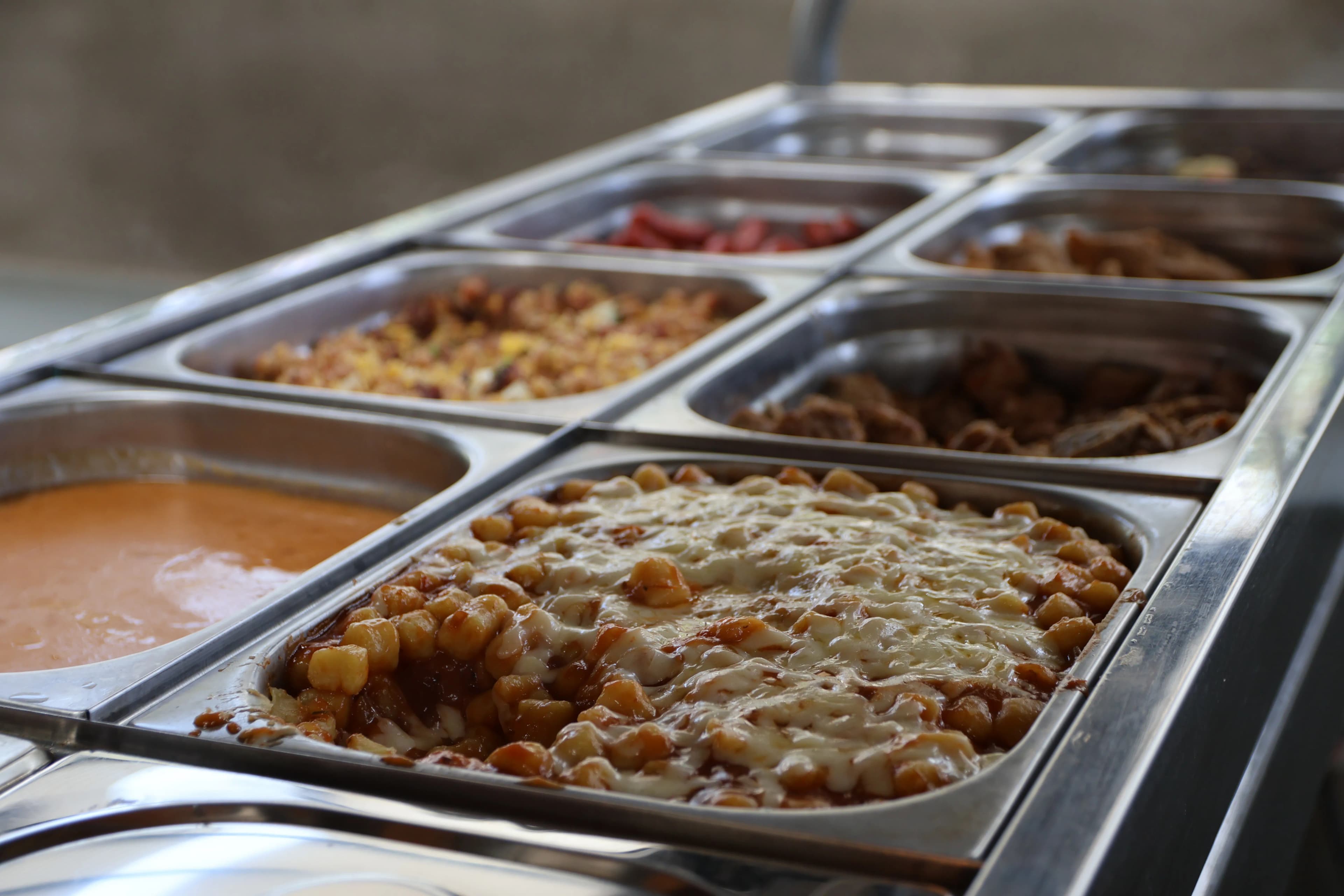 Buffet do restaurante